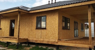Одноэтажный дом из панелей под ключ в октябрьском - Строй-Ктб от 136695 рублей