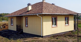 Одноэтажный дом из панелей под ключ в октябрьском - Строй-Ктб от 136695 рублей